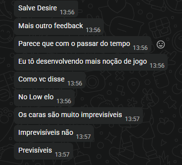 Feedback sobre leitura de jogo no low elo